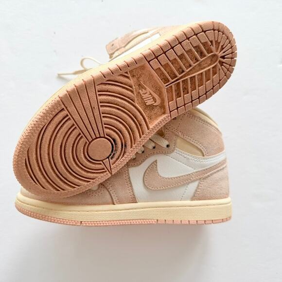 Nike Kids' Toddler Air Jordan 1 Retro High Sneaker OG "Washed Pink" Size 13C - Picture 6 of 8